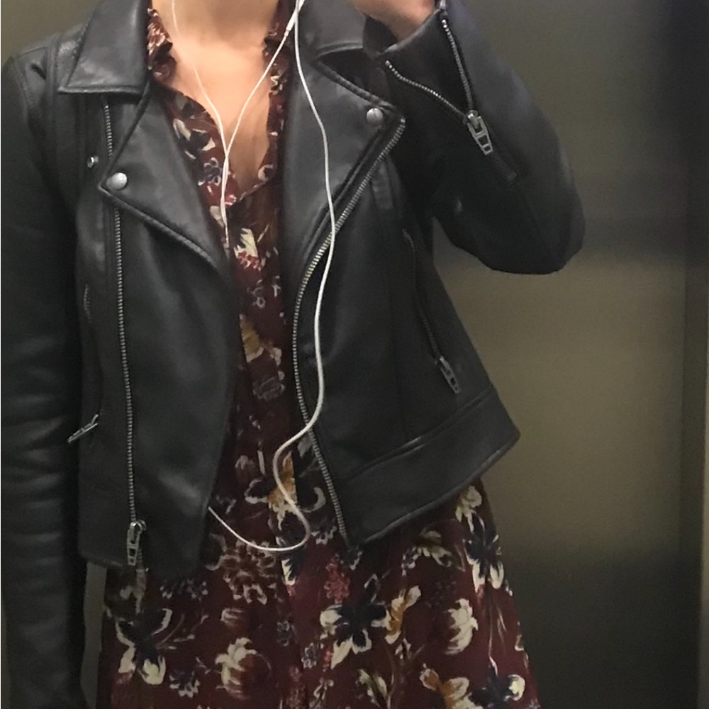 Sheer floral midi dress with slits